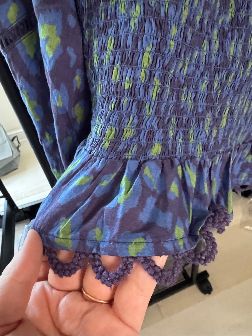 FARM Rio Smocked Blouse - Picture 6 of 9